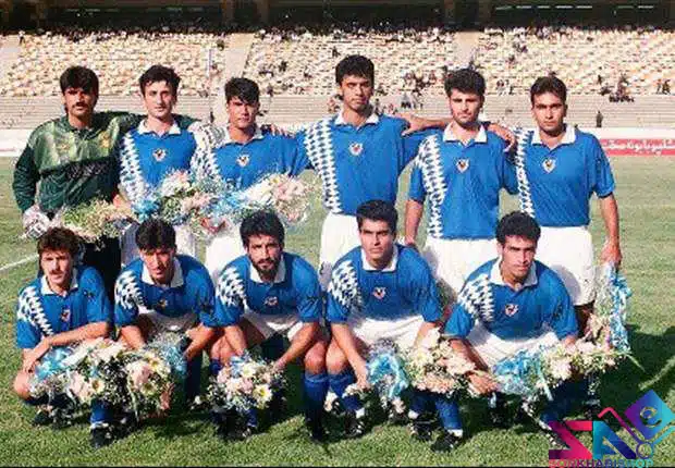 💙 معرفی لباس های استقلال تهران از ابتدا تا به حال 💙 + عکس طرح لباس قدیمی استقلال