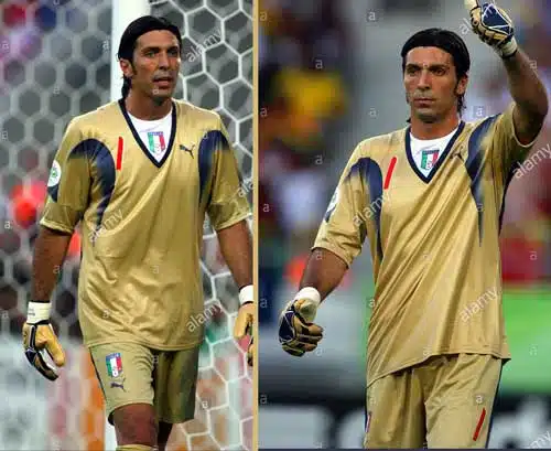 معرفی 4 مورد از به یادماندنی ترین لباس های ملی تاریخ فوتبال بوفون در جام جهانی 2006