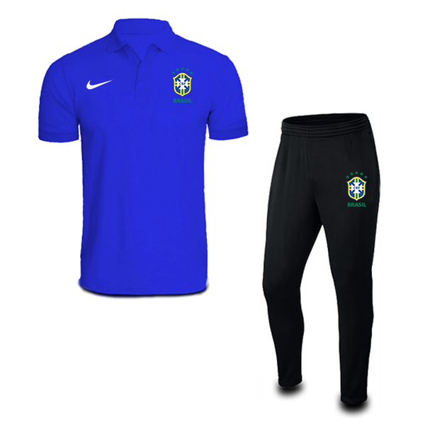 brazil Poloshirt With Pants blue