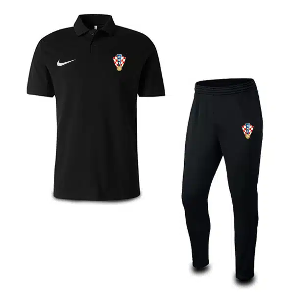 croatia (3) croatia Poloshirt With Pants black