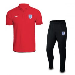 England Poloshirt With Pants red