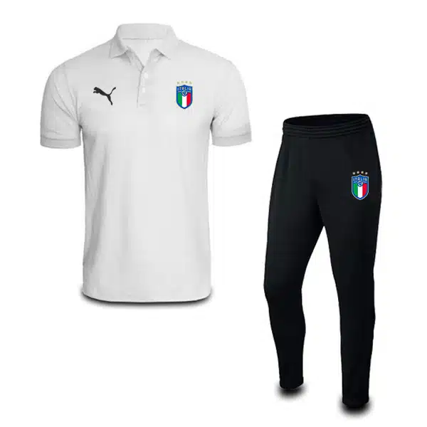 italy (1) italy Poloshirt With Pants white