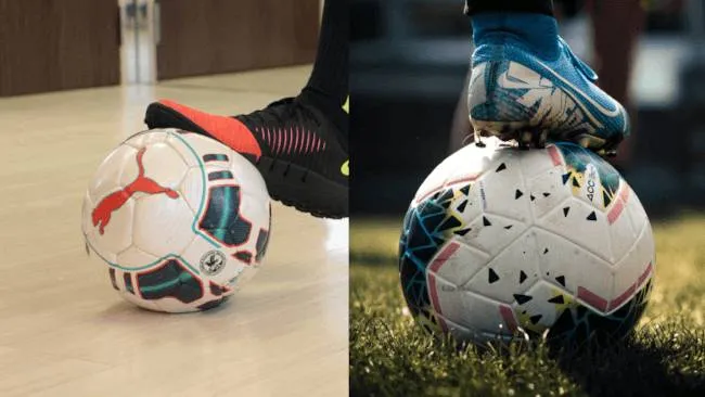 فرق بین توپ فوتبال و فوتسال