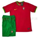 پیراهن و شورت قرمز پرتغال