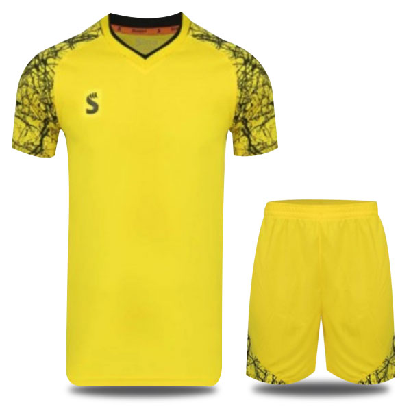 خرید لباس تیمی فوتبال زرد