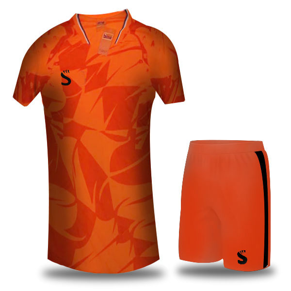 خرید پیراهن و شرت تیمی فوتبال نارنجی