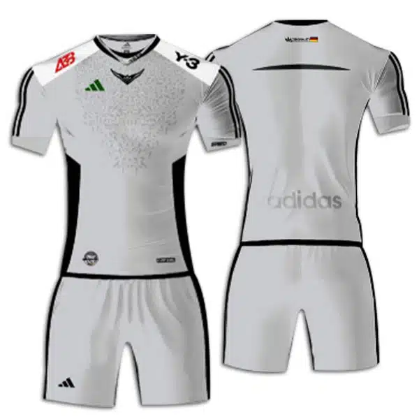 Adidas 2023 Teams Shirts Gray خرید لباس تیمی فوتبال طوسی