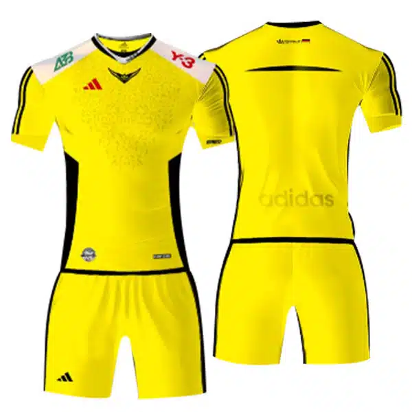 Adidas 2023 Teams Shirts Yellow پیراهن و شرت تیمی بزرگسال آدیداس 2023 - Image 1