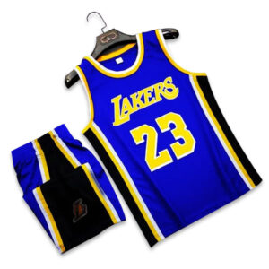 خرید لباس بسکتبال Lakers آبی