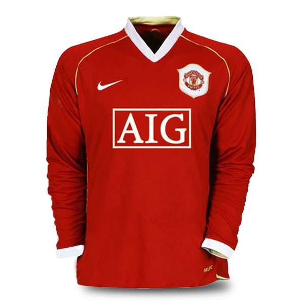 Manchester United Away kit 2008 Long Sleeve