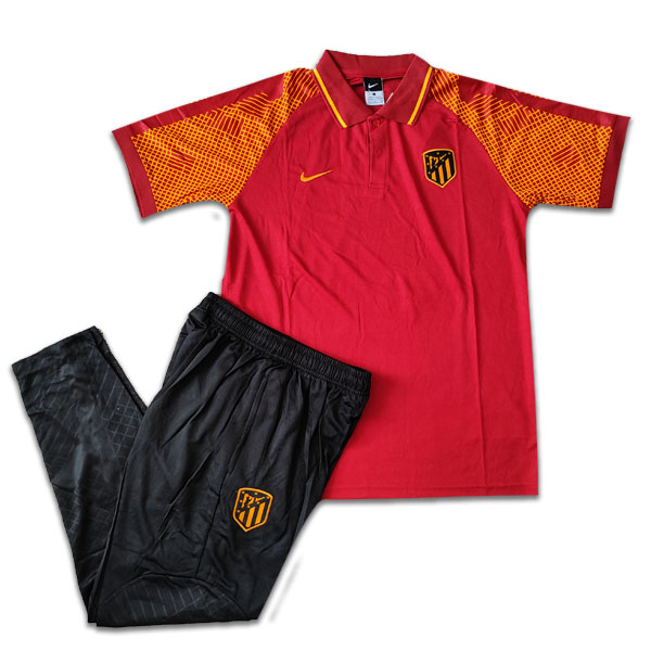 AthleticoMadrid 2023-24 Poloshirt With Pant Red