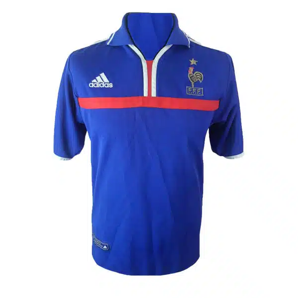 France-Home-Kit-2000-(1) خرید لباس کلاسیک سال 2000