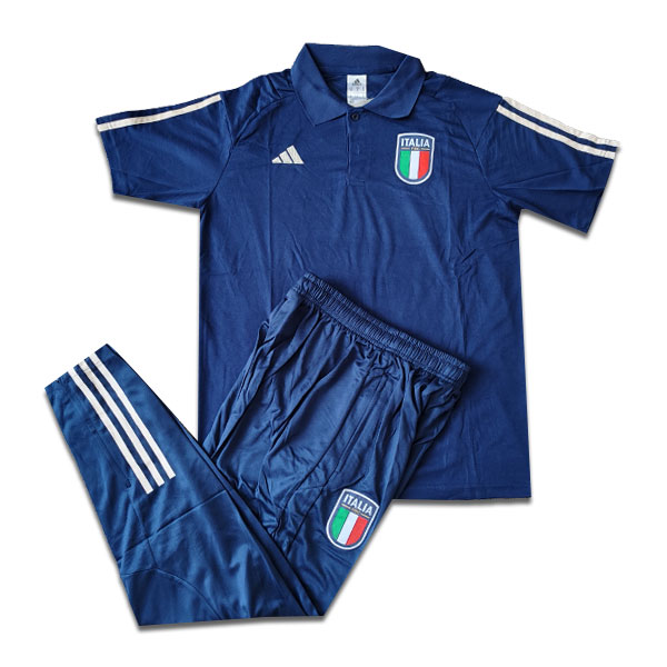 Italy 2023-24 Poloshirt With Pant DarkBlue