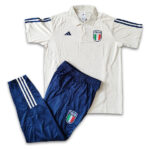 Italy 2023-24 Poloshirt With Pant White