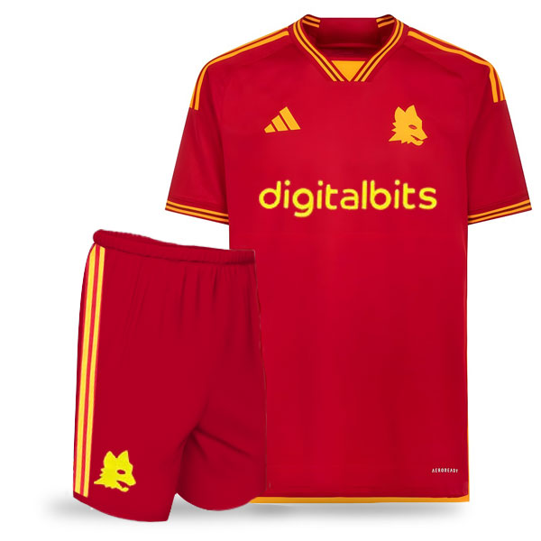 As Roma Home kit 2024 with short2