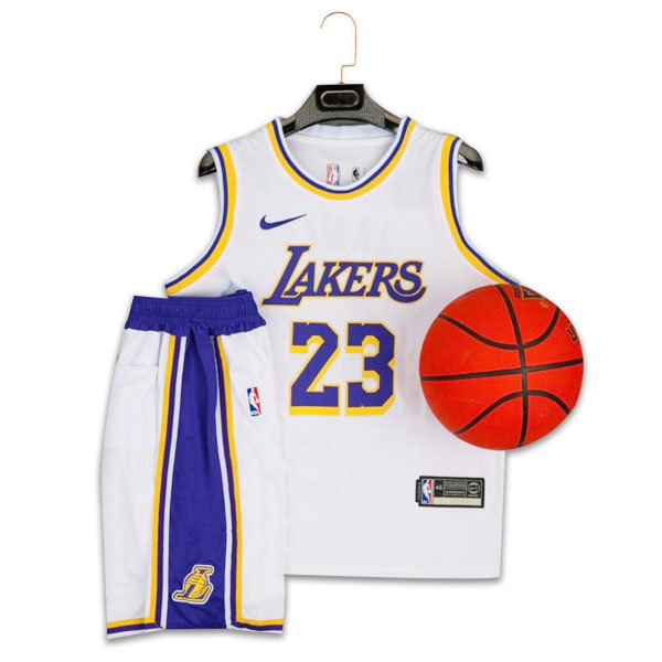 خرید لباس بسکتبال لیکرزر سفید 2024