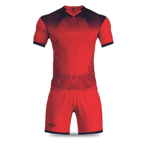 قیمت پیراهن و شورت آمبرو تیمی قرمز