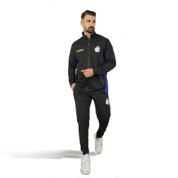 Esteghlal 2024 Jacket Black and Blue (4) خرید گرمکن شلوار استقلال مشکی