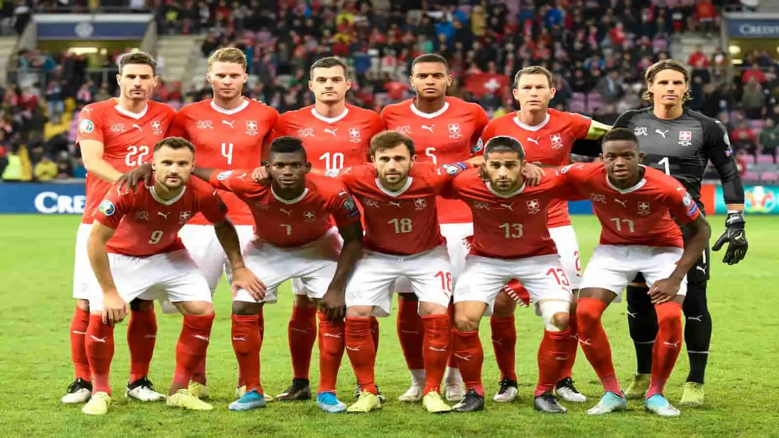 ترکیب تیم فوتبال سوییس در مقابل تیم ملی آلمان