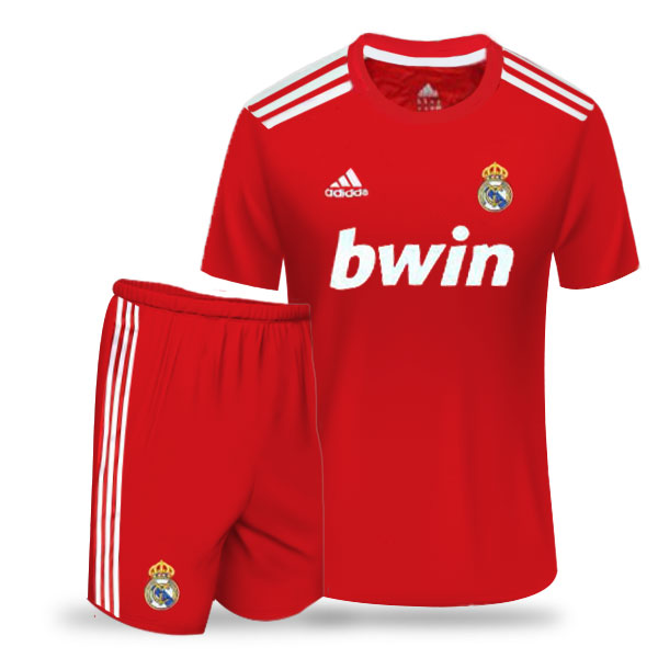 خرید پیراهن و شورت دوم رئال مادرید 2011