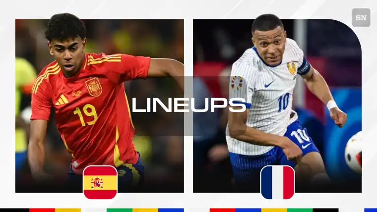 ترکیب تیم ملی اسپانیا و فرانسه