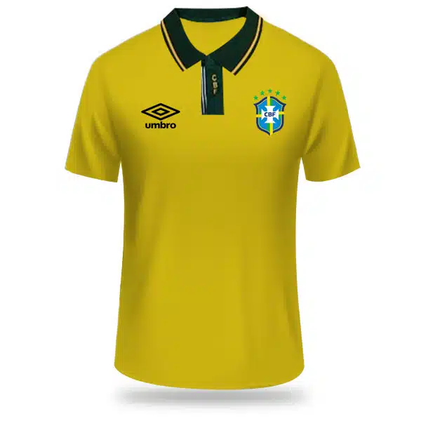 Brazil-Clasic-Home-Kit-19912 خرید پیراهن اول برزیل 1991