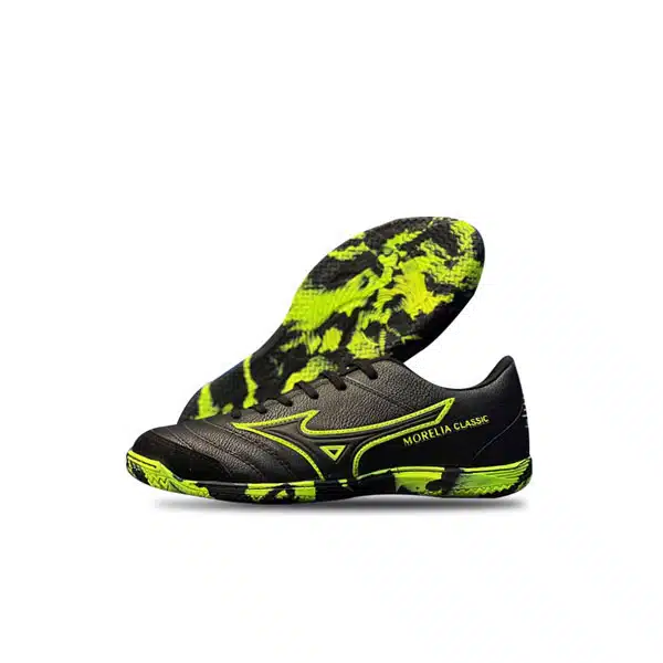 Mizuno Futsal Shoe 2024 Kids Kit Black خرید کفش فوتسال بچه گانه میزانو