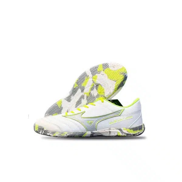 Mizuno Futsal Shoe 2024 Kids Kit White خرید کفش فوتسال بچه گانه 2024 سفید