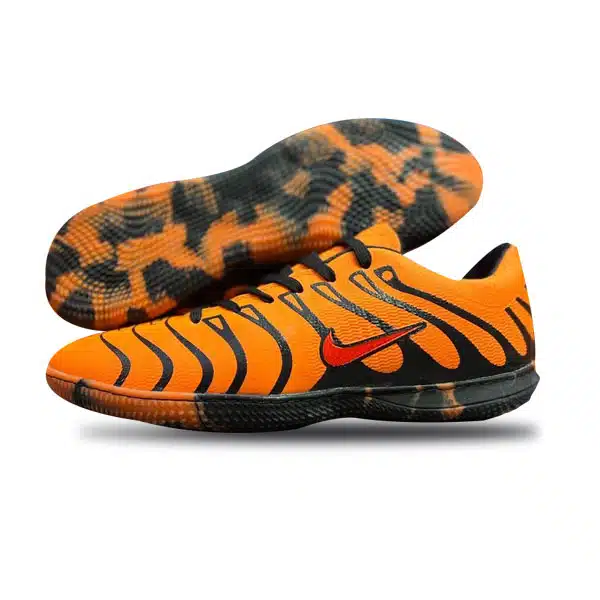Nike Mercurial Mbappe Futsal Shoe 2025 Orange خرید کفش فوتسال نایک مرکوریال امباپه نارنجی مشکی 2024