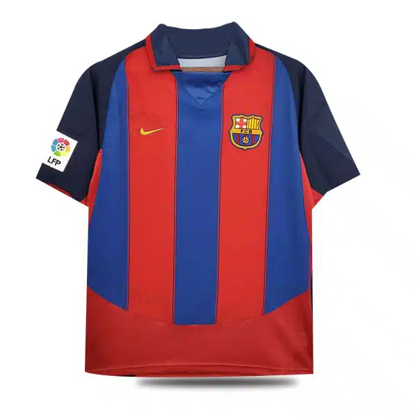 Barcelona Clasic Home Kit 2003 خرید پیراهن کلاسیک بارسلونا 2003
