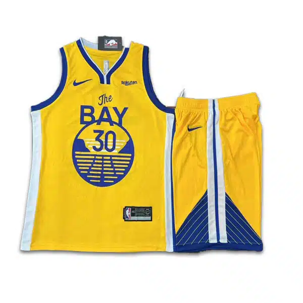 Bay 2024 Basketball Kit Yellow خرید لباس بسکتبال بای زرد
