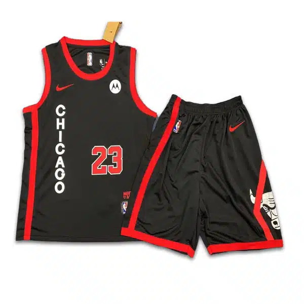 Chicago 2024 Basketball Kit Black خرید لباس بسکتبال شیکاگو