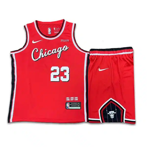 Chicago 2024 Basketball Kit Red خرید ست بسکتبال شیکاگو قرمز