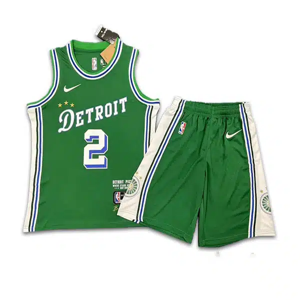 Detroit 2024 Basketball Kit Green خرید ست بسکتبال دیترویت سبز