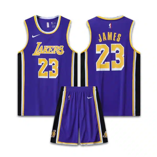 Lakers 2024 Basketball Kit Purple 2 قیمت پیراهن بسکتبال