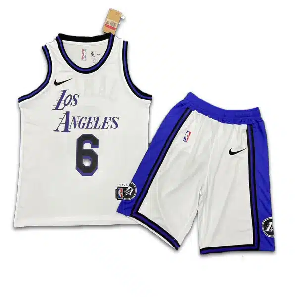 Los Angeles 2024 Basketball Kit White خرید ست بسکتبال لس آنجلس