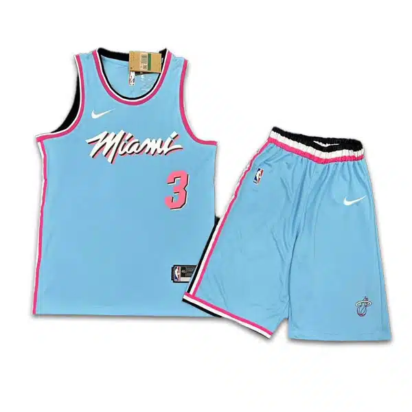 Miami 2024 Basketball Kit Blue خرید لباس بسکتبال میامی