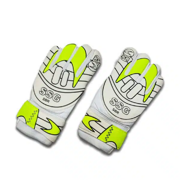 SSG Goalkeeper Gloves 2023 White And Yellow (2) قیمت دستکش دروازه باین