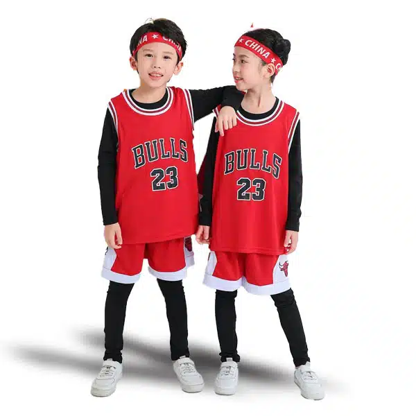 Bulls Basketball Kids Kit 2024 Red خرید لباس بسکتبال