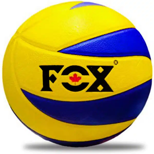 Fox Volleyball Ball 2023 Yellow And Blue خرید توپ والیبال