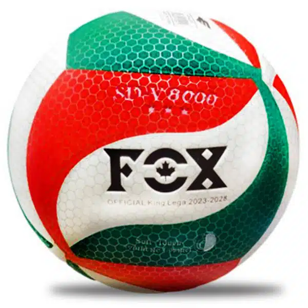 Fox Volleyball Ball 2023 green And Red قیمت توپ والیبال