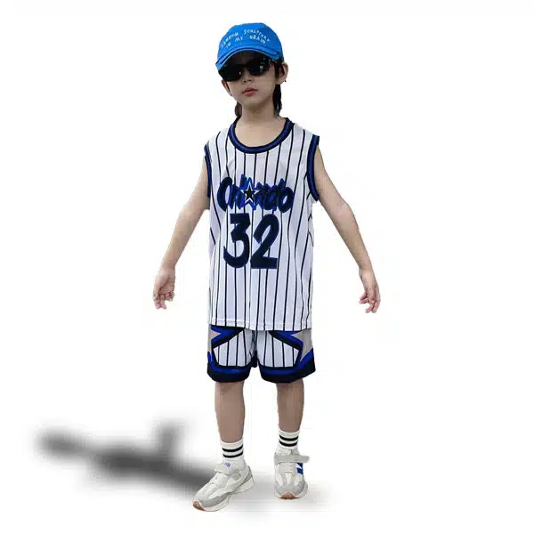 Orlando Basketball Kids Kit 2024 White قیمت لباس بچه گانه بسکتبال