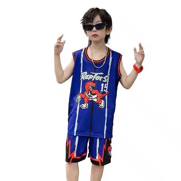 Rapters Basketball Kids Kit 2024 Blue خرید لباس بسکتبال رپترز