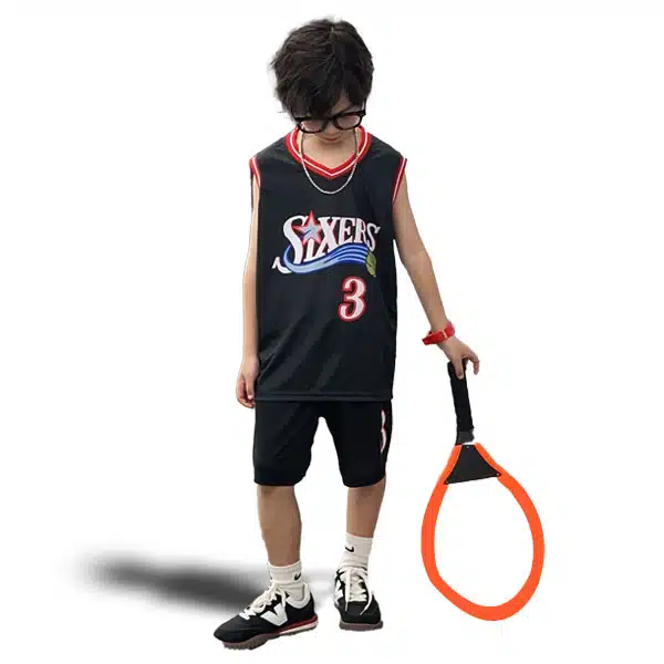 Sixers Basketball Kids Kit 2024 Black خرید لباس و شورت بچه گانه بسکتبال