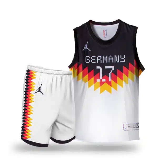 Germany Basketball Kit 2024 With Short (2) خرید پیراهن بسکتبال المان