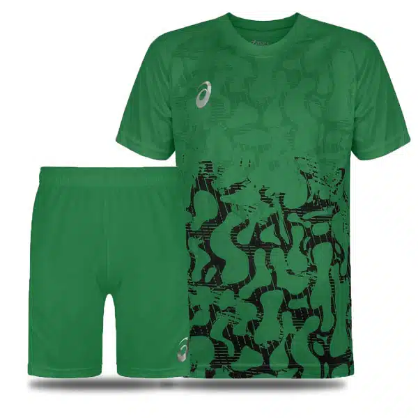Ho 001 Teams Short 2024 Green خرید پیراهن و شورت تیمی
