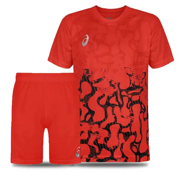 Ho 001 Teams Short 2024 Red قیمت پیراهن و شورت مشابقات تیمی قرمز