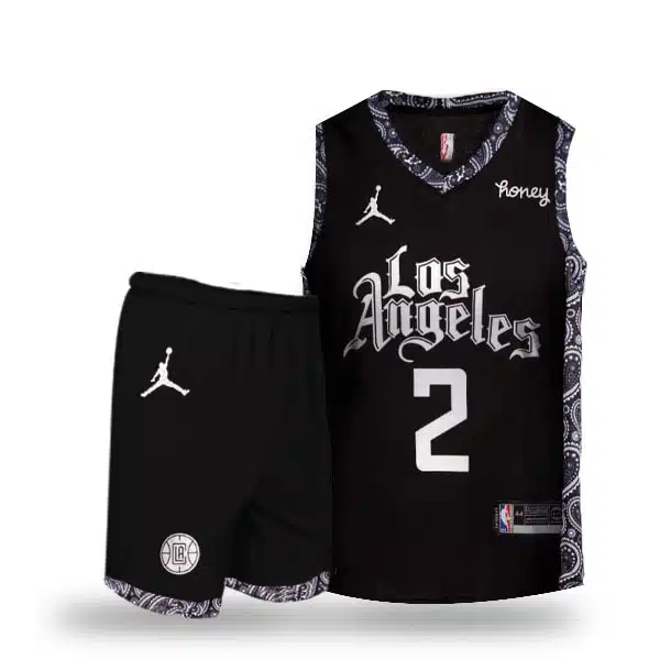 Los Angeles Basketball Kit 2024 With Short (1) خرید پیراهن و شورت لس آنجلس