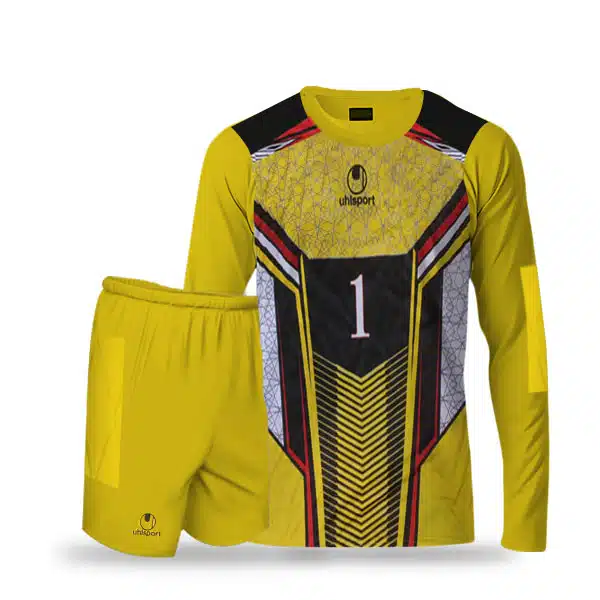 UhlSport Goalkeeper Kit 2024 Yellow (2) خرید پیراهن دروازه بانی الشپرت