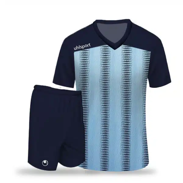 Uhlaport 004 Teams Shirt 2024 Blue And Navy Blue خرید پیراهن و شورت تیمی ال شپرت